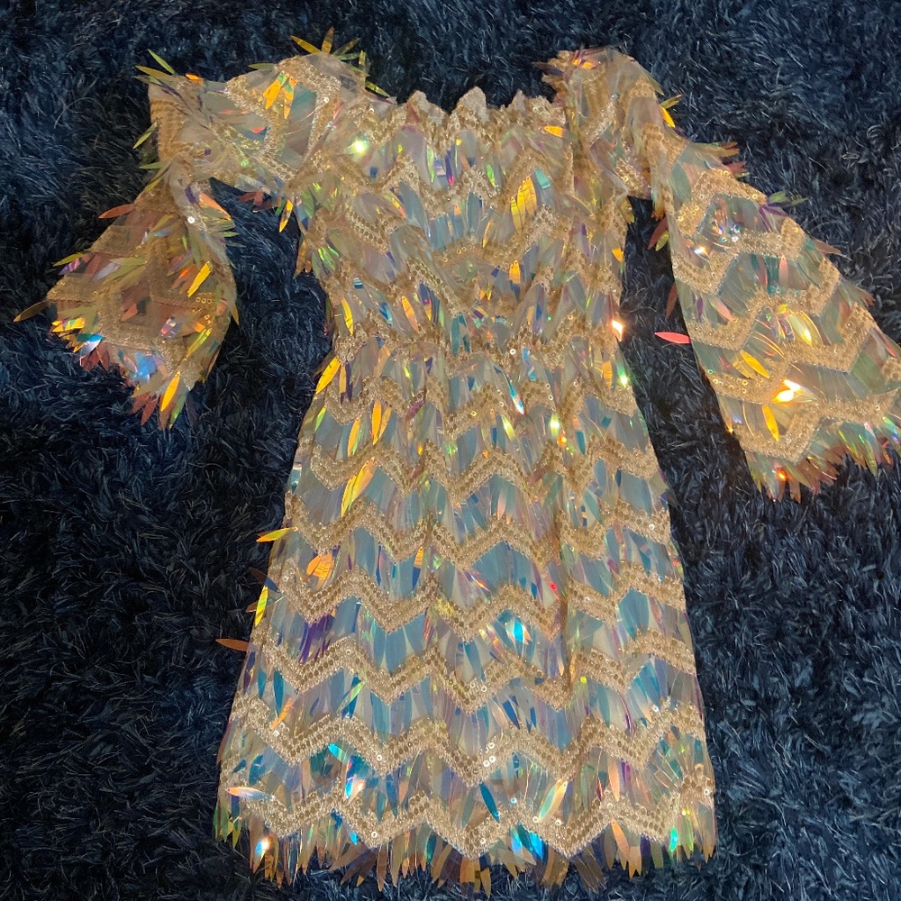 Irredentist sequins dress